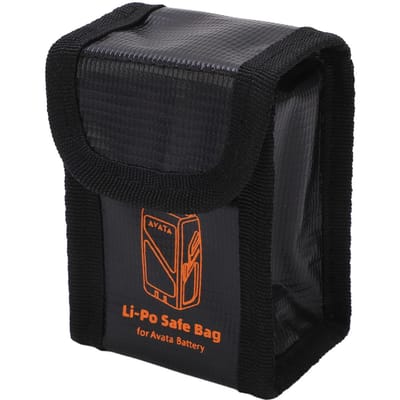 Sac de sécurité pour batterie pour Avata Sac de protection ignifuge et antidéflagrant pour batteries Étui de rangement Noir black