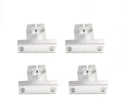 4 Stuks 30mm Aluminium Lineaire Rail Steun, Lineaire Beweging Rail Klemmen en Gidsen voor Precisie Toepassingen
