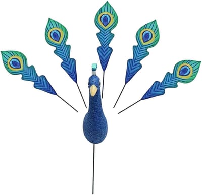 Decoratieve plantenstokken - Tuinsteker vogel - Tuin decoreren - UV-bestendig ontwerp - 245 x 105 cm - Meerkleurig