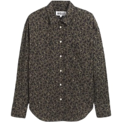 Dames langemouwen katoen blouse Aigle