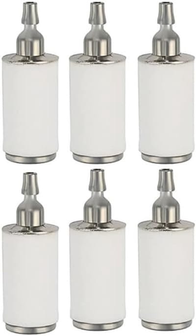 6 stuks brandstoffilters – Voor benzinekettingzaag, trimmer, tankfilter