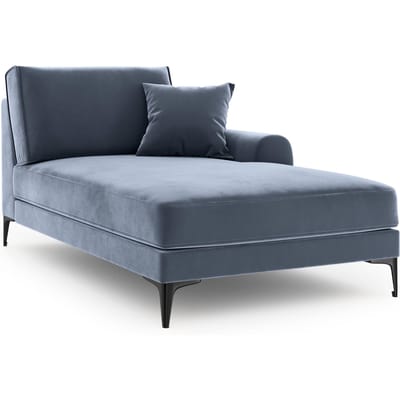 Chaise longue Madara rechts velvet | Mazzini Sofas