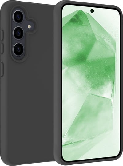 Hoesje Geschikt voor Samsung Galaxy A55 - Sterk & Shockproof - Hoes Cover - Siliconen Case - Zwart