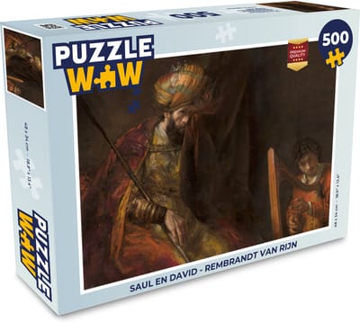 Puzzel Saul en David - Rembrandt van Rijn - Legpuzzel - Puzzel 500 stukjes