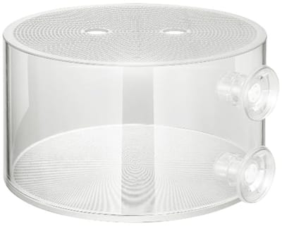MTTproducts- Visteelbox - Visisolatiebox - Viskwekerbox - Acryl - Zuignapbevestiging - Roestvrij Staal Mesh - Aquarium Isolatiebox