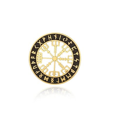 12 mm Screw-fit tunnel viking style goud - LMPiercings