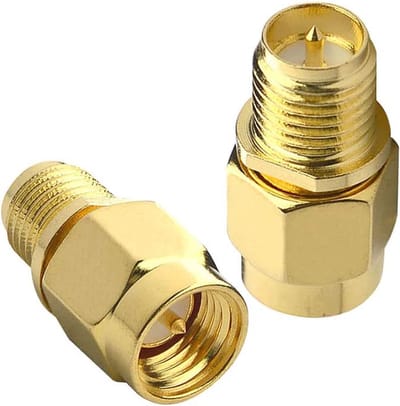 DrPhone SRC1 V3 - SMA Male Naar RP-SMA Female Adapter – Voor Helium HotSpots - Wi-Fi-antenne, FPV Drone, Videozender - Zwart