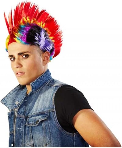 Pruik Mohawk Multicolour