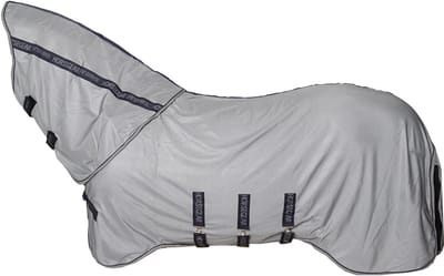 Horsegear Vliegendeken Horsegear Hgprotect V2 Met Hals Grijs - 130/175