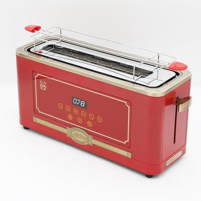 Kaiser - broodrooster - retro broodrooster - T 4000 RotEm - taoster - 6 verschillende toastniveaus - ontdooifunctie - opwarmfunctie - broodjeswarmrooster