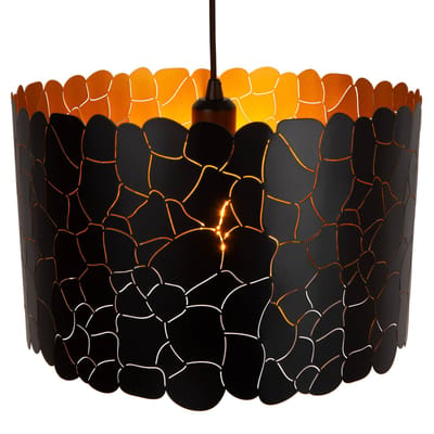 Lucide ALMELO - Hanglamp - Ø 40 cm - 1xE27 - Zwart