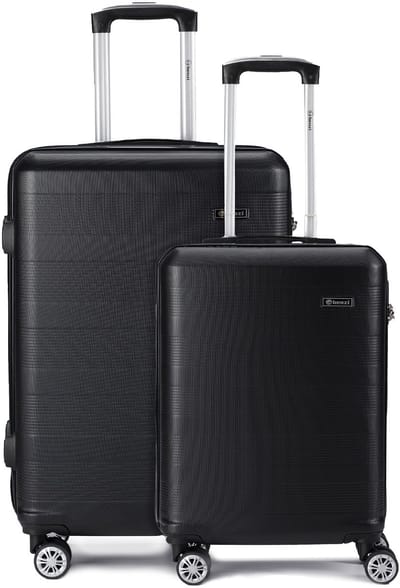 Benzi 5330 4 wielen Kofferset 2-delig - Harde bagage - TSA slot - schwarz