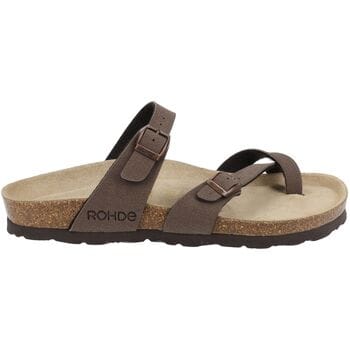 Rohde Alba dames teenscheidingsschoenen muiltjes 5594 72 bruin