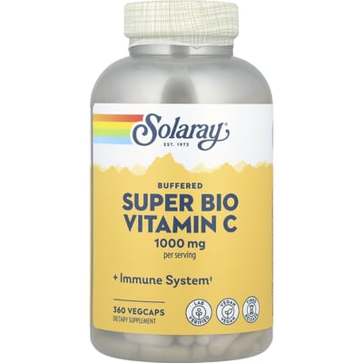 Gebufferd Super Bio Vitamine C, Plantaardige Capsules 360
