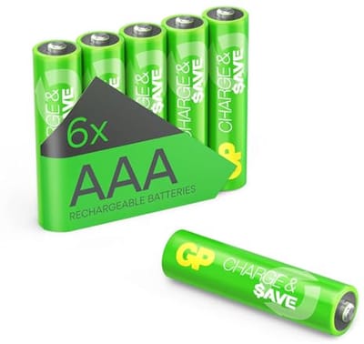 Oplaadbare AAA Batterijen - Accu's Micro HR03 - Dagelijks Gebruik Apparaten - Voorgeladen Direct Klaar - 6 stuks - Niet gespecificeerd