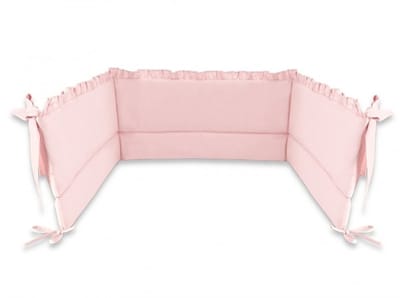 Babybam Bedomrander Royal Ruches Roze-420 X 30 cm