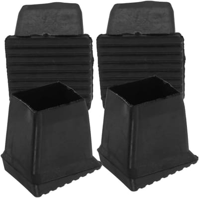 Beenbeschermers voor trappen - Trapkussens ladder - Ladder stabiliseren - Verdikt ontwerp - 4 stuks - Zwart
