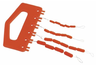 Predox Barrel Stopper Assorti - rubberen lijnstoppers voor schuifdobbers en montages, 20 stuks