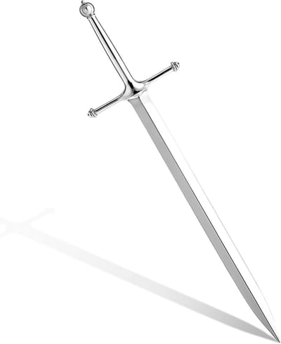 Elegante Briefopener in Zilver - Metalen Envelopopener voor Thuis, Kantoor en School - Perfect Cadeau voor Papierknippen