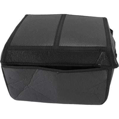 45L Motorfiets Topkoffer Voering PU Leer Motorfiets Staartkoffer Voering Achter Bagagebox Binnenbeschermer black