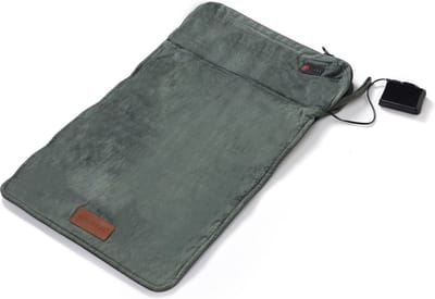 Warmtekussen | 50 x 30 | Navy Green | Duurzaam & Draadloos | USB | Tot 7 uur verwarming