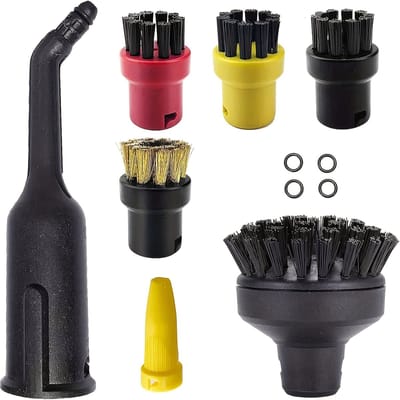 Geschikt voor Karcher SC1, SC2, SC3, SC4 en SC5 steam cleaner.De accessoireset bevat in totaal 11 artikelen.