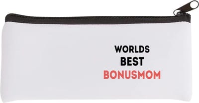 Akyol - worlds best bonusmom Etui - Mama - de beste bonusmoeder - moeder cadeautjes - moederdag - verjaardagscadeau - verjaardag - cadeau - geschenk - kado - gift - moeder artikelen - 20 bij 9 cm