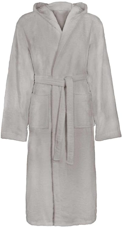 Dailygoods - Moderne Katoenen Badjas Grijs M - Unisex Wintercomfort