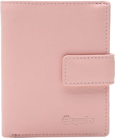 Esquire Leren portemonnee Viktoria 62 Wallet Apricot zalmroze