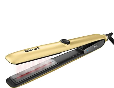 RickiParodi XRSteam Stoom & Infrarood Stijltang - Keramische Platen – 120-230 °C – Waterreservoir – Professionele Hair Straightener