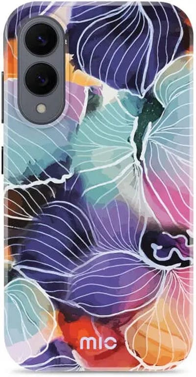MIO by Mobilize Hoesje | Geschikt voor Samsung Galaxy S25 Edge | Compatibel met MagSafe | Hard Shell Back Cover | Flowers