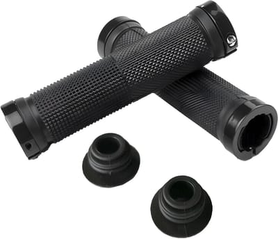 Fietsstuurgrepen - Handvatten Mountainbike - Comfortabel Fietsen - Ergonomisch Antislip - 130 mm Lengte - Zwart