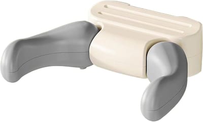 Baby Douche Stand - Bad Hulpbeugel - Veilige Verzorging - Vacuüm Bevestiging - 10D x 26B cm - Grijs