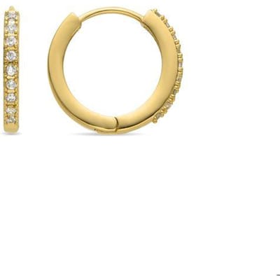 Luxenter Oorbellen met Glimmende Zirkonia 18K goud afwerking - Ariuk
