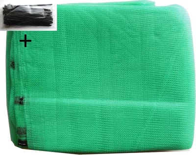 Steiger net - Beschermnet stofnet - Bouwplaats veiligheid - Inclusief 100 kabelbinders - 307 m x 10 m - Lichtgroen