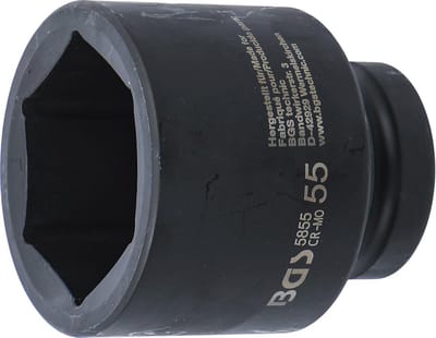 Kracht dopsleutel zeskant 25 mm (1") - 55 mm