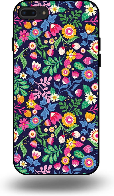 Smartphonica Telefoonhoesje geschikt voor iPhone 7/8 Plus met bloemen opdruk - TPU backcover case flower design geschikt voor Apple iPhone 7 Plus;Apple iPhone 8 Plus