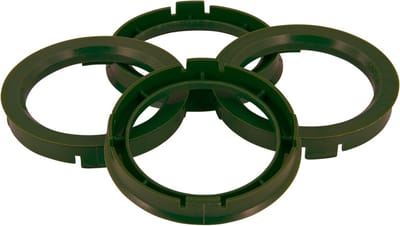 Set TPI Centreerringen - 67.1->65.1mm - Olive Groen