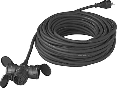 ProPlus Schuko Stekkerdoos - 3-voudig - 25 meter - 3x 1,5 mm²