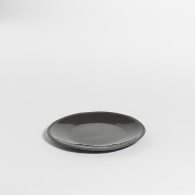 The Table Amsterdam Atelier Ontbijtbord - Black Olive - Ø20 cm - Zwart
