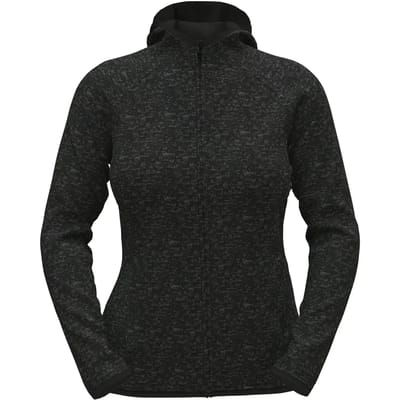 Stedman Lux Hooded Knitfleece Jacket Women S5560 - Black Opal Heather - XS