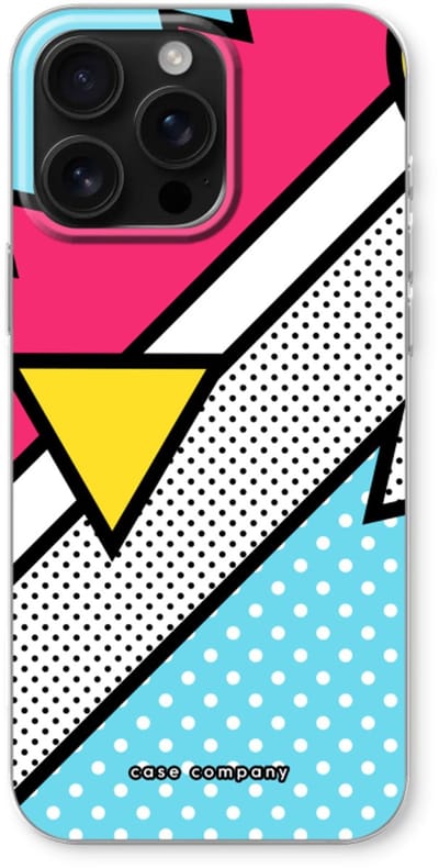 Case Company® - Hoesje geschikt voor iPhone 16 Pro Max hoesje - Pop Art #3 - Soft Cover Telefoonhoesje - Bescherming aan alle Kanten en Schermrand