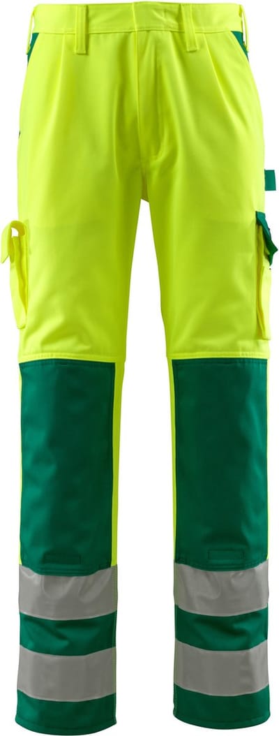 Mascot Safe Compete Broek met kniezakken 07179-470 - hi-vis geel/groen - C50 - 82