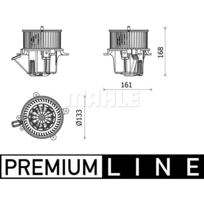 Binnenventilator MAHLE AB 282 000P