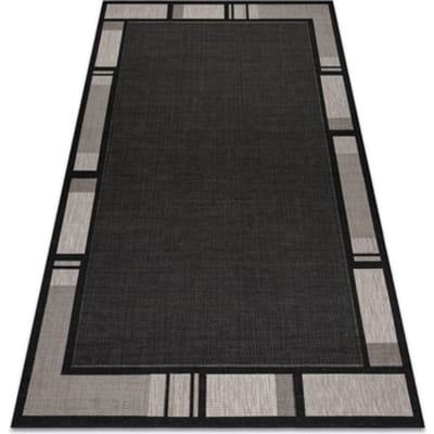 Kleden Rugsx Sisal tapijt SISAL FLOORLUX 20195 Zwart / 140x200 cm