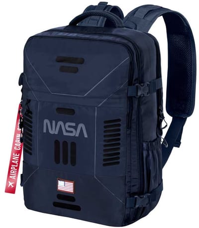 Karactermania - NASA - Mercury Rugzak - Reisrugzak - Handbagage - Backpack - Nasa Spaceship - Lichtgewicht - Blauw