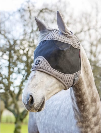 Lemieux Vliegenmasker Lemieux Gladiator Half Grijs - Pony
