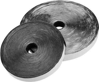 Dailygoods- Klittenband Tape 25 m x 20 mm - Zelfklevend - Dubbelzijdig - Haak/Lus Tape - Extra Sterk - Geschikt voor Hout/Kunststof/Metaal - Haak En Lus Tape