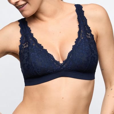 Marie Jo Soft Studio Voorgevormde Bralette 0103044 Velvet Blue - maat EU 65C / FR 80C