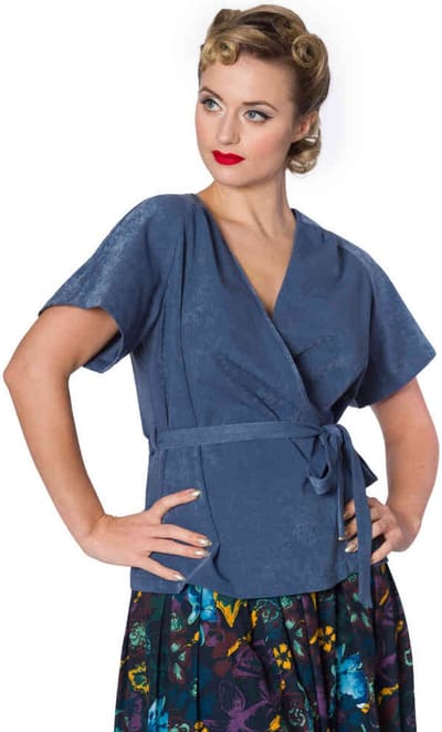 Dancing Days - TARA Top - S - Blauw